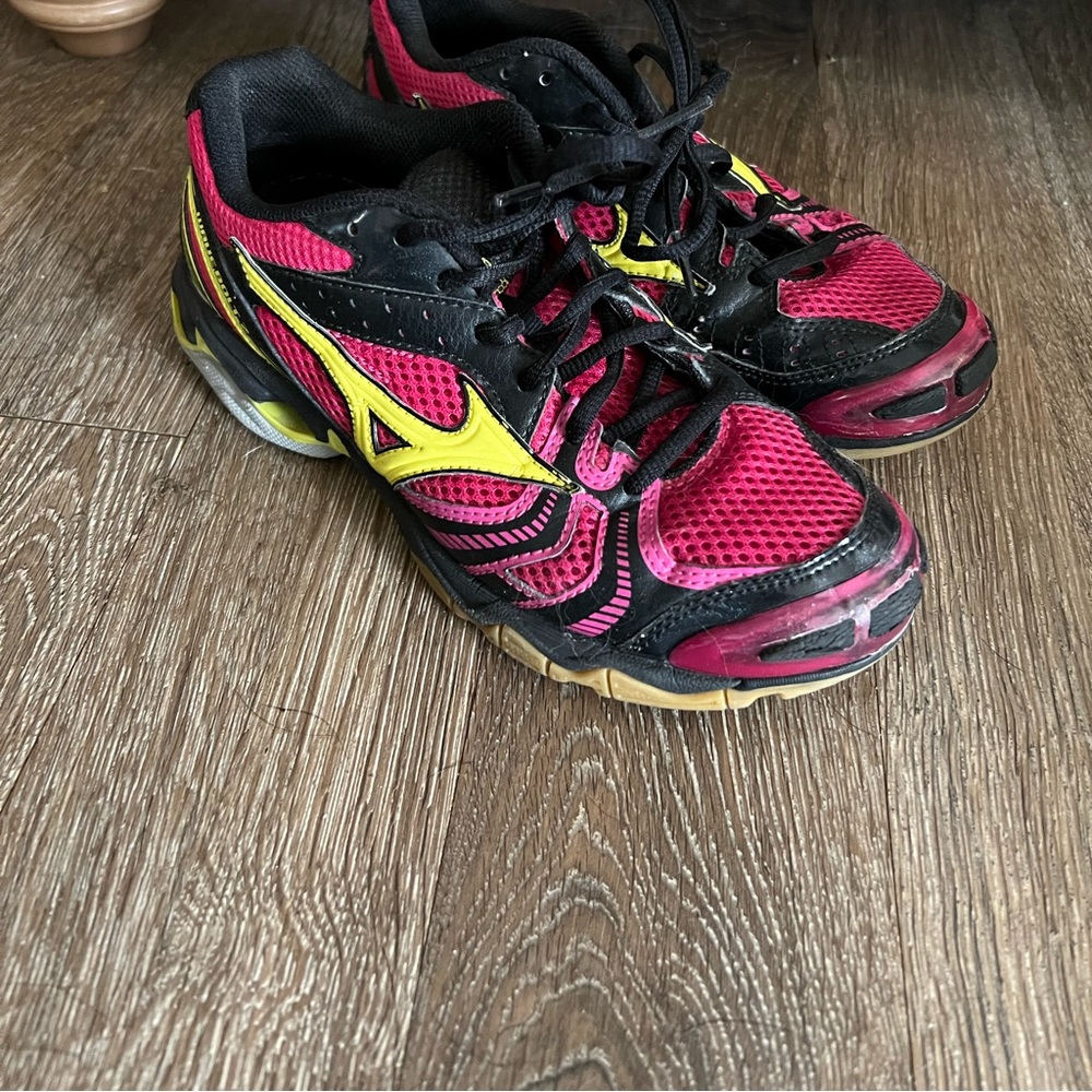 Hot Pink Mizuno Volleyball Shoes